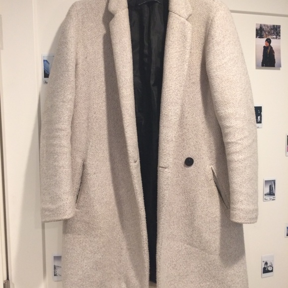 LONG DOUBLE BREASTED COAT ZARA - Picture 2 of 3